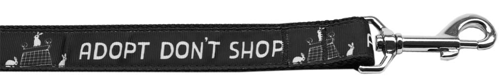 Adopt Don't Shop Nylon Dog Leash 3/8 inch wide 4ft Long