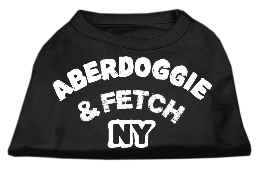 Aberdoggie NY Screenprint Shirts Black Lg